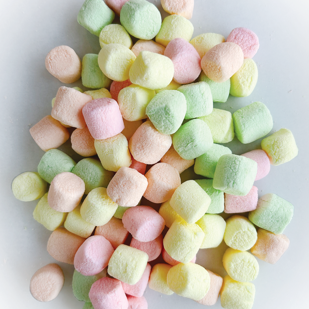 Freeze Dried Marshmallows - Original and Fruity