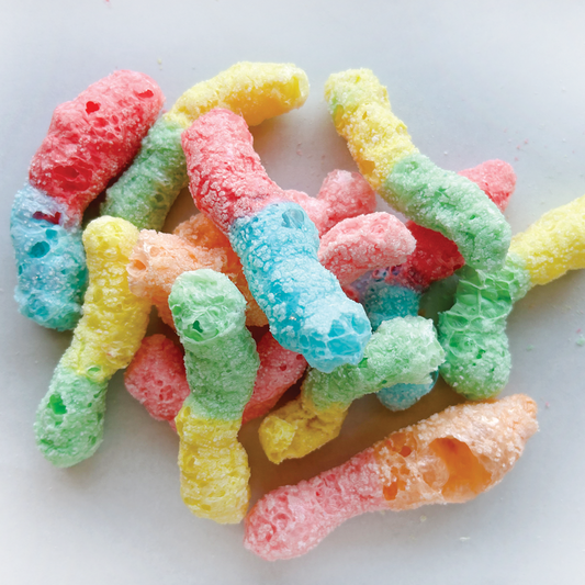 Freeze Dried Gummy Worms