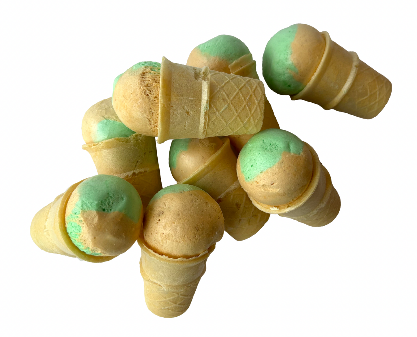 Freeze Dried Apple Caramel Taffy Cones