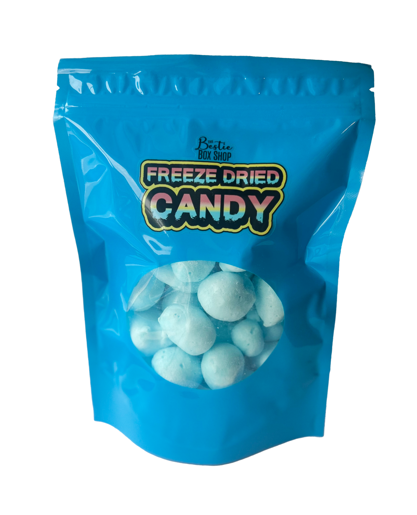 Freeze Dried Blue Raspberry Taffy